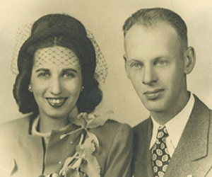 Photo of Florence and Louis Feder. Link to their story.