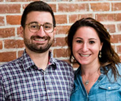Photo of a man and woman smiling for a picture. Link to Life Stage Gift Planner Under Age 45 Situations.