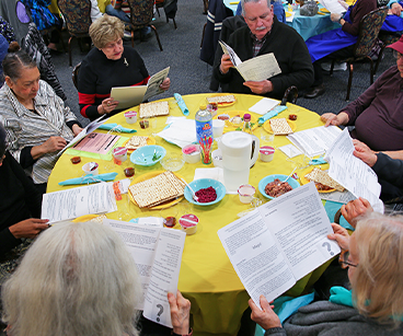 Photo of a group of people reading. Links to What to Give